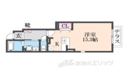 パーシモン　ウエスト間取り図面