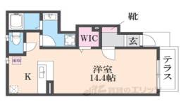 ブルック・コートA棟間取り図面