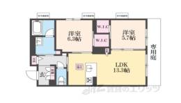 ヴェスプッチ二条城間取り図面