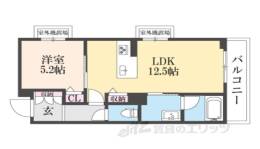 ヴェスプッチ二条城間取り図面