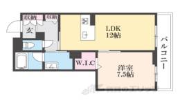ヴェスプッチ二条城間取り図面