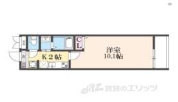 Ｌａ　ＦｉｔｅＧＯＳＨＯＫＩＴＡ　１間取り図面