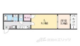 Ｌａ　ＦｉｔｅＧＯＳＨＯＫＩＴＡ　１間取り図面