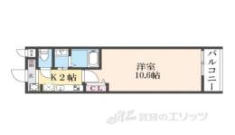 Ｌａ　ＦｉｔｅＧＯＳＨＯＫＩＴＡ　１間取り図面