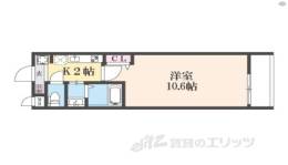 Ｌａ　ＦｉｔｅＧＯＳＨＯＫＩＴＡ　１間取り図面