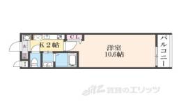 Ｌａ　ＦｉｔｅＧＯＳＨＯＫＩＴＡ　１間取り図面