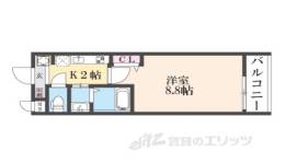 Ｌａ　ＦｉｔｅＧＯＳＨＯＫＩＴＡ　１間取り図面