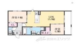 Ｄ－ｒｅｓｉｄｅｎｃｅ香里新町間取り図面
