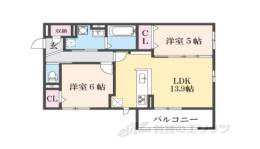 Ｄ－ｒｅｓｉｄｅｎｃｅ香里新町間取り図面