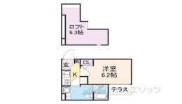 Ｒｏｏｍ東園田間取り図面