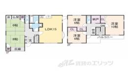 北大萱貸家間取り図面