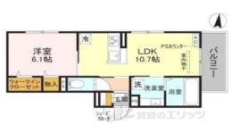 ＧＲＡＭＭ六地蔵Ｂ棟間取り図面