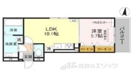ＧＲＡＭＭ六地蔵Ｃ棟間取り図面