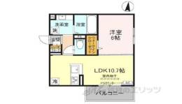 ＧＲＡＭＭ六地蔵Ｃ棟間取り図面