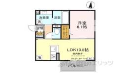 ＧＲＡＭＭ六地蔵Ｃ棟間取り図面