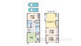 貸家間取り図面