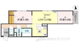D-ROOM SAGARIMATSU間取り図面