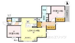 D-ROOM SAGARIMATSU間取り図面
