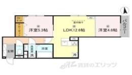 D-ROOM SAGARIMATSU間取り図面