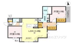 D-ROOM SAGARIMATSU間取り図面