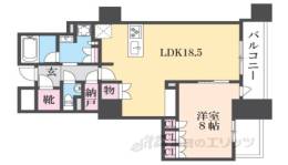 パークホームズ京都二条城間取り図面