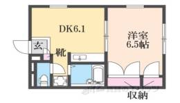 レオパレスＮＩＳＨＩＫＡＷＡ間取り図面