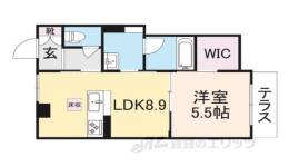 シャーメゾンリュエル八戸ノ里間取り図面