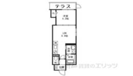 仮称)中京区壬生下溝町ハイツ間取り図面