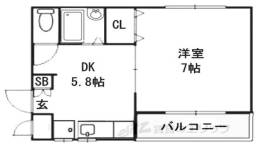 白崎ミニハイツ間取り図面