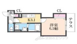 クリエオーレ小若江間取り図面
