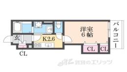 クリエオーレ小若江間取り図面