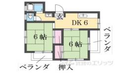 大奥マンションB棟間取り図面