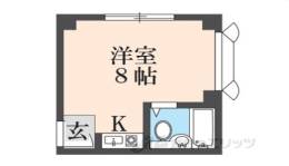 ディース香里３２３間取り図面