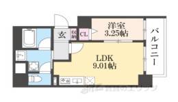 ベルヴィ石山間取り図面