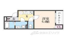 アバンティオ近鉄長瀬２間取り図面