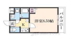 仮）フラッティ西京極間取り図面
