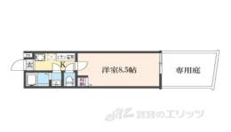仮）フラッティ谷口園町間取り図面