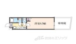 仮）フラッティ谷口園町間取り図面