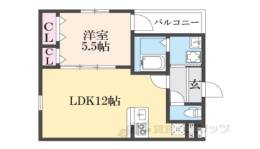 フジパレス尼崎西長洲町間取り図面