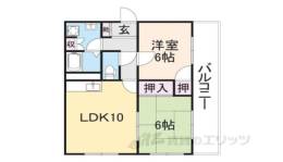 ホープマンションＰａｒｔ２間取り図面