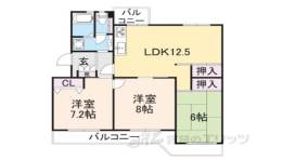 藤阪ハイツＡ１棟間取り図面