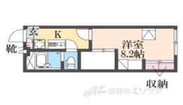 レオパレス淵の上公園間取り図面