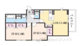 D-ROOM吉身間取り図面