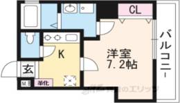 フォレスト西大路五条（家具付き）間取り図面