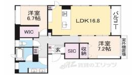 パ―チェ三条菊鉾町間取り図面