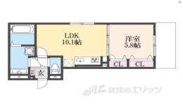 ＧＲＡＭＭ六地蔵Ａ棟間取り図面