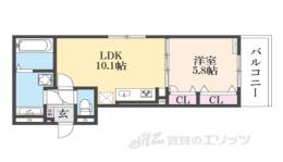 ＧＲＡＭＭ六地蔵Ａ棟間取り図面
