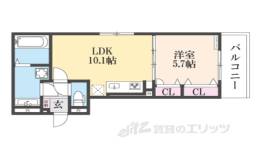 ＧＲＡＭＭ六地蔵Ａ棟間取り図面