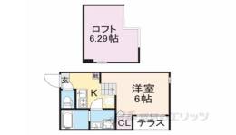 ハーモニーテラス高井田元町間取り図面