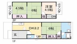 貸家間取り図面
